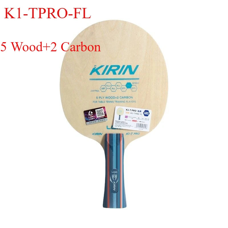 LOKI K1-TPRO Table Tennis Baseplate 5 Wood+2 Carbon Table Tennis Racket For Training Ping Pong Paddle Racket for Beginners