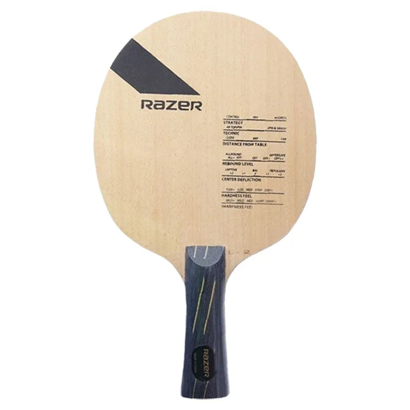 RAZER L2 Table Tennis Blade Pure Wood LightWeight ALL Type Professional Training Ping Pong Racket Blade for Beginner Children