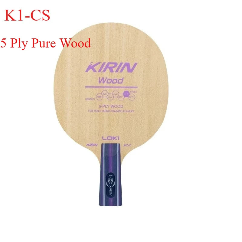 LOKI K1-TPRO Table Tennis Baseplate 5 Wood+2 Carbon Table Tennis Racket For Training Ping Pong Paddle Racket for Beginners