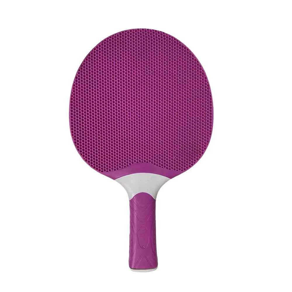 Comfortable Grip Table Tennis Rackets Silicone Professional Table Tennis Bats Ping Pong Racket for Student Beginner