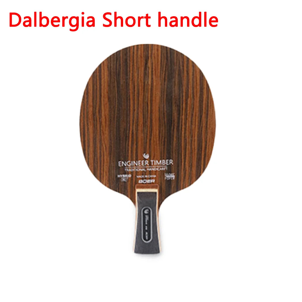 Ebony Wood Dalbergia Table Tennis Racket 5 Layers Ping Pong Blade Paddle Professional Horizontal board Ping Pong Racket