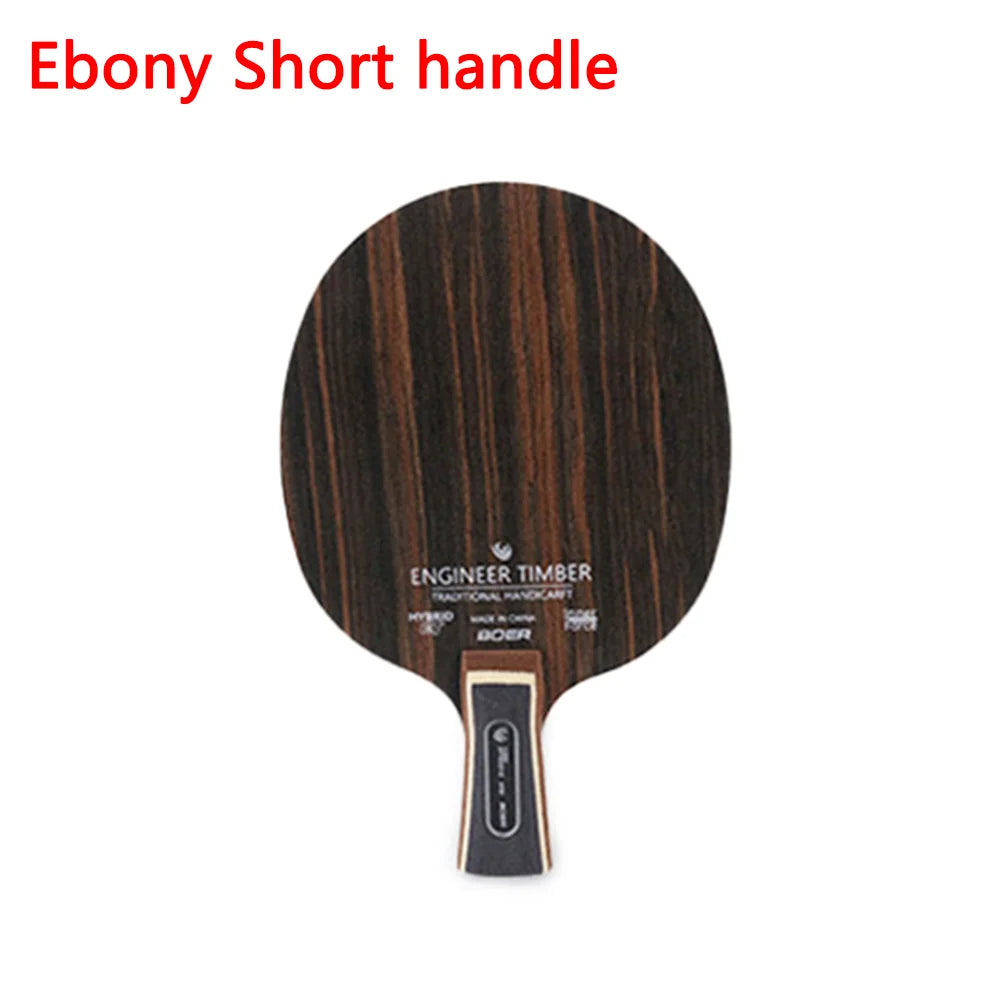 Ebony Wood Dalbergia Table Tennis Racket 5 Layers Ping Pong Blade Paddle Professional Horizontal board Ping Pong Racket