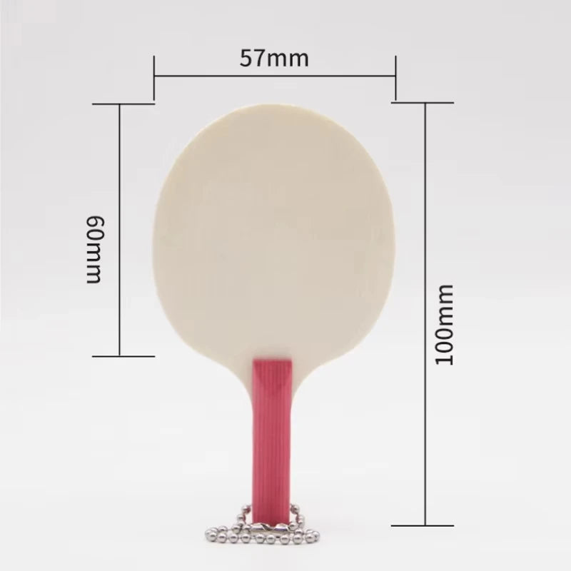 New Mini Table Tennis Rackets for Collection Display Souvenir Small Size Pingpong Racket for Children Signature Interest Blade