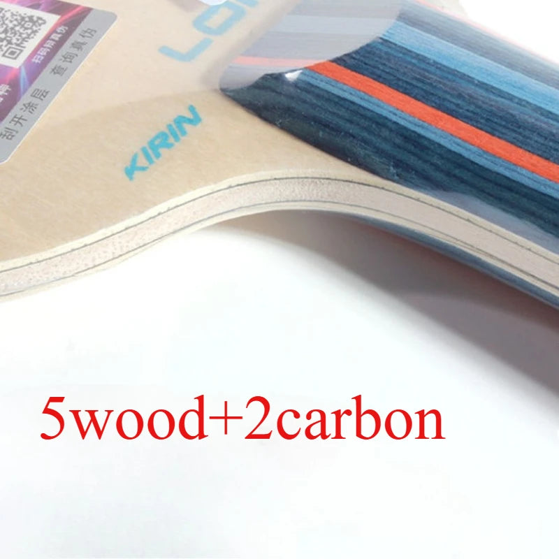 LOKI K1-TPRO Table Tennis Baseplate 5 Wood+2 Carbon Table Tennis Racket For Training Ping Pong Paddle Racket for Beginners