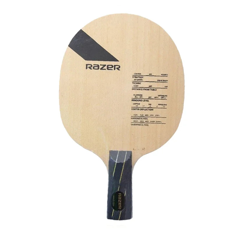 RAZER L2 Table Tennis Blade Pure Wood LightWeight ALL Type Professional Training Ping Pong Racket Blade for Beginner Children