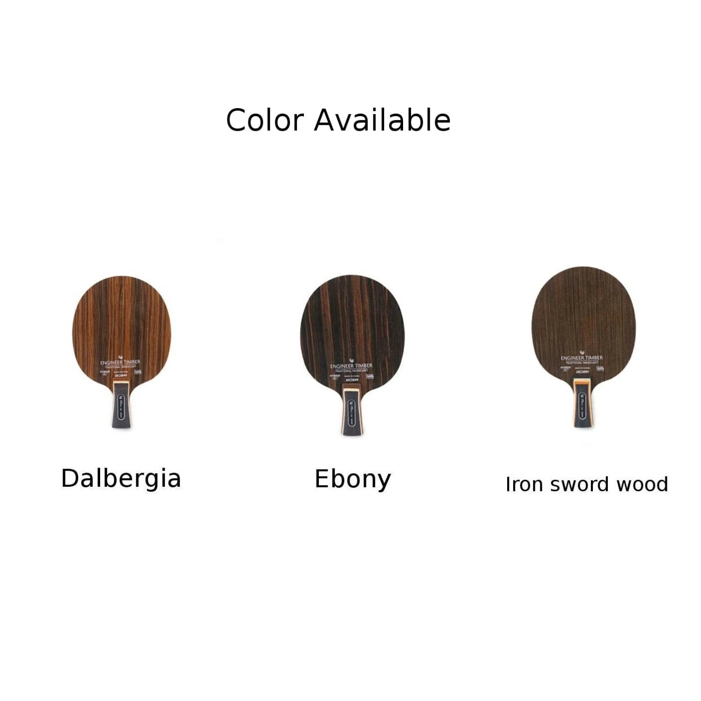 Ebony Wood Dalbergia Table Tennis Racket 5 Layers Ping Pong Blade Paddle Professional Horizontal board Ping Pong Racket