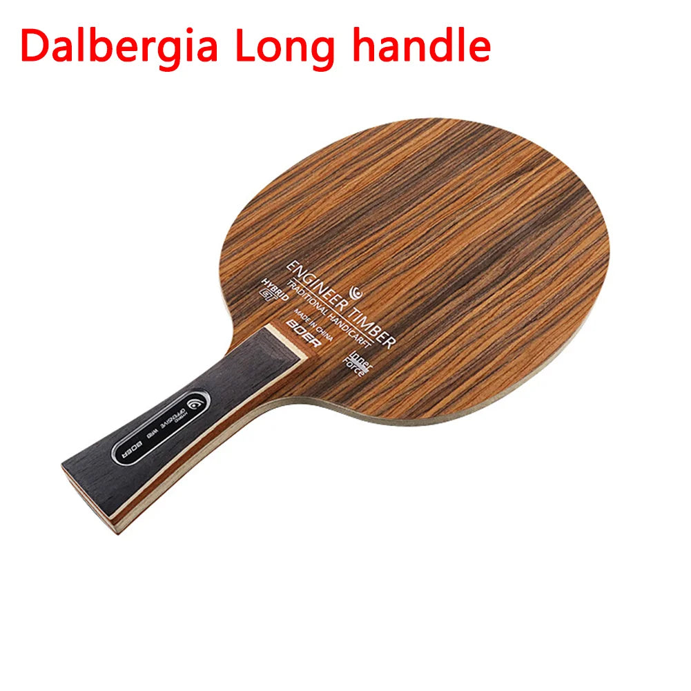 Ebony Wood Dalbergia Table Tennis Racket 5 Layers Ping Pong Blade Paddle Professional Horizontal board Ping Pong Racket